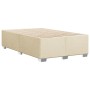 Cream-colored fabric bed frame 120x200 cm by , Beds and slatted bases - Ref: Foro24-3284469, Price: 201,91 €, Discount: %