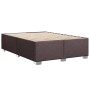 Bed without mattress, dark brown fabric, 140x190 cm. by , Beds and slatted bases - Ref: Foro24-3284474, Price: 202,99 €, Disc...