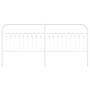 White metal headboard 193 cm by , Headboards and footboards - Ref: Foro24-376686, Price: 57,77 €, Discount: %