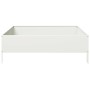 White steel flowerbed 100x100x33.5 cm by , Pots and planters - Ref: Foro24-851025, Price: 63,19 €, Discount: %