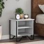 Mesita de noche madera de ingeniería gris Sonoma 40x30x40 cm de , Mesitas de noche - Ref: Foro24-848500, Precio: 38,56 €, Des...