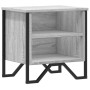 Mesita de noche madera de ingeniería gris Sonoma 40x30x40 cm de , Mesitas de noche - Ref: Foro24-848500, Precio: 38,56 €, Des...