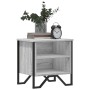 Bedside table made of gray Sonoma engineered wood, 40x30x40 cm. by , Nightstands - Ref: Foro24-848500, Price: 38,56 €, Discou...