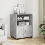 Engineered wood gray concrete 60x48x81 cm wheeled wardrobe by , Filing cabinets - Ref: Foro24-853167, Price: 87,95 €, Discoun...