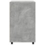 Engineered wood gray concrete 60x48x81 cm wheeled wardrobe by , Filing cabinets - Ref: Foro24-853167, Price: 87,95 €, Discoun...