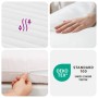 Foam mattress with 7-zone hardness 20 ILD white 90x210 cm by , Mattresses - Ref: Foro24-4016647, Price: 101,89 €, Discount: %