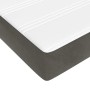 Colchón muelles ensacados terciopelo gris oscuro 140x210x20 cm de , Colchones - Ref: Foro24-4016583, Precio: 194,99 €, Descue...