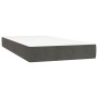 Dark gray velvet pocket spring mattress 80x220x20cm by , Mattresses - Ref: Foro24-4016595, Price: 131,33 €, Discount: %