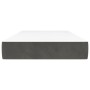 Dark gray velvet pocket spring mattress 80x220x20cm by , Mattresses - Ref: Foro24-4016595, Price: 131,33 €, Discount: %