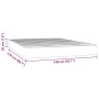 Dark gray velvet pocket spring mattress 140x210x20 cm by , Mattresses - Ref: Foro24-4016583, Price: 198,36 €, Discount: %