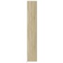 Aparador con LED madera ingeniería roble Sonoma 69x32,5x200 cm de , Aparadores - Ref: Foro24-3307907, Precio: 167,66 €, Descu...