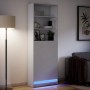 Aparador con LED madera de ingeniería blanco 69x32,5x200 cm de , Aparadores - Ref: Foro24-3307905, Precio: 172,32 €, Descuent...