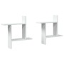 Wall shelves 2 units engineered wood white 50x15x50 cm by , Shelves and shelves - Ref: Foro24-853254, Price: 24,51 €, Discoun...