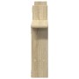 Wall shelves 2 units engineered wood Sonoma oak 50x12x50 cm by , Shelves and shelves - Ref: Foro24-853256, Price: 25,20 €, Di...