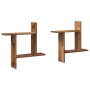 Wall shelves 2 units aged engineered wood 50x12x50cm by , Shelves and shelves - Ref: Foro24-853261, Price: 25,20 €, Discount: %