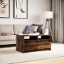 LED lighted coffee table made of smoked oak engineered wood by , Coffee table - Ref: Foro24-851995, Price: 94,99 €, Discount: %