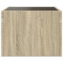 Coffee table with Infinity LED Sonoma oak 40x40x30 cm by , Coffee table - Ref: Foro24-847597, Price: 69,48 €, Discount: %