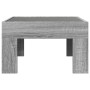 Mesa de centro con Infinity LED gris Sonoma 50x50x30 cm de , Mesas de centro - Ref: Foro24-847607, Precio: 85,11 €, Descuento: %