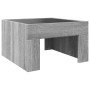 Mesa de centro con Infinity LED gris Sonoma 50x50x30 cm de , Mesas de centro - Ref: Foro24-847607, Precio: 85,11 €, Descuento: %