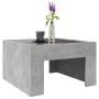 Mesa de centro con Infinity LED gris hormigón 50x50x30 cm de , Mesas de centro - Ref: Foro24-847605, Precio: 82,39 €, Descuen...