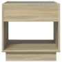 Mesa de centro con Infinity LED roble Sonoma 50x50x50 cm de , Mesas de centro - Ref: Foro24-847653, Precio: 103,04 €, Descuen...