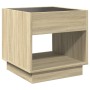 Mesa de centro con Infinity LED roble Sonoma 50x50x50 cm de , Mesas de centro - Ref: Foro24-847653, Precio: 103,04 €, Descuen...