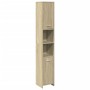 Armario de baño madera contrachapada color roble 30x30x183,5 cm de , Muebles de baño - Ref: Foro24-849602, Precio: 66,15 €, D...