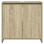 Armario lavabo baño madera ingeniería roble Sonoma 60x33x60 cm de , Muebles de baño - Ref: Foro24-849609, Precio: 49,42 €, De...