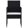 Garden chairs 4 units black synthetic rattan by vidaXL, Garden chairs - Ref: Foro24-313125, Price: 187,65 €, Discount: %