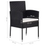 Garden chairs 4 units black synthetic rattan by vidaXL, Garden chairs - Ref: Foro24-313125, Price: 187,65 €, Discount: %