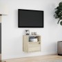 Mueble de TV de pared con luces LED roble Sonoma 41x31x45 cm de , Muebles TV - Ref: Foro24-852317, Precio: 55,85 €, Descuento: %