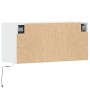 Mueble de TV de pared con luces LED blanco 80x31x35 cm de , Muebles TV - Ref: Foro24-852355, Precio: 70,18 €, Descuento: %