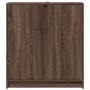 Sideboard with LED lights, engineered wood, brown oak, 77x34x85 cm by , Sideboards - Ref: Foro24-852137, Price: 89,18 €, Disc...