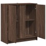 Sideboard with LED lights, engineered wood, brown oak, 77x34x85 cm by , Sideboards - Ref: Foro24-852137, Price: 89,18 €, Disc...