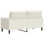 Zweiplätziges Sofa mit cremefarbenen Samtkissen, 140 cm. von , Sofas - Ref: Foro24-3278227, Preis: 235,03 €, Rabatt: %