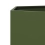 Hexagonal planters 2 units olive green steel 46x40x45 cm by , Pots and planters - Ref: Foro24-851115, Price: 90,74 €, Discoun...