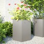 Hexagonal planter 2 units stainless steel 46x40x45 cm by , Pots and planters - Ref: Foro24-851117, Price: 106,86 €, Discount: %