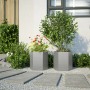 Hexagonal planter 2 units stainless steel 46x40x45 cm by , Pots and planters - Ref: Foro24-851117, Price: 106,86 €, Discount: %