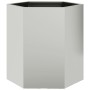 Hexagonal planter made of rusted steel, 46x40x45 cm by , Pots and planters - Ref: Foro24-851120, Price: 42,99 €, Discount: %