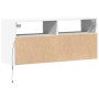 Wall-mounted TV stand with LED lights white 100x31x45 cm by , TV Furniture - Ref: Foro24-852334, Price: 83,78 €, Discount: %