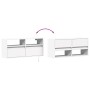 Wall-mounted TV stand with LED lights white 100x31x45 cm by , TV Furniture - Ref: Foro24-852334, Price: 83,78 €, Discount: %