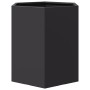 Black steel hexagonal planter 46x40x45 cm by , Pots and planters - Ref: Foro24-851108, Price: 44,99 €, Discount: %