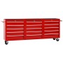 Tool cart with 15 red steel drawers. by vidaXL, Tool cabinets - Ref: Foro24-3056737, Price: 702,49 €, Discount: %