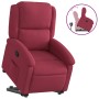 Reclining and elevating armchair in red velvet. by , Armchairs - Ref: Foro24-3204305, Price: 278,61 €, Discount: %