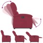 Reclining and elevating armchair in red velvet. by , Armchairs - Ref: Foro24-3204305, Price: 278,61 €, Discount: %