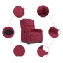 Reclining and elevating armchair in red velvet. by , Armchairs - Ref: Foro24-3204305, Price: 278,61 €, Discount: %