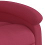 Reclining and elevating armchair in red velvet. by , Armchairs - Ref: Foro24-3204305, Price: 278,61 €, Discount: %