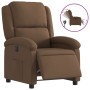 Electric brown fabric recliner by , Armchairs - Ref: Foro24-3204144, Price: 248,44 €, Discount: %