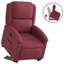 Sillón reclinable elevable tela rojo tinto de , Sillones - Ref: Foro24-3204167, Precio: 268,87 €, Descuento: %