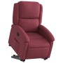 Sillón reclinable elevable tela rojo tinto de , Sillones - Ref: Foro24-3204167, Precio: 268,87 €, Descuento: %